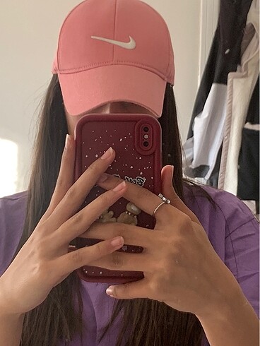 Pembe Nike şapka