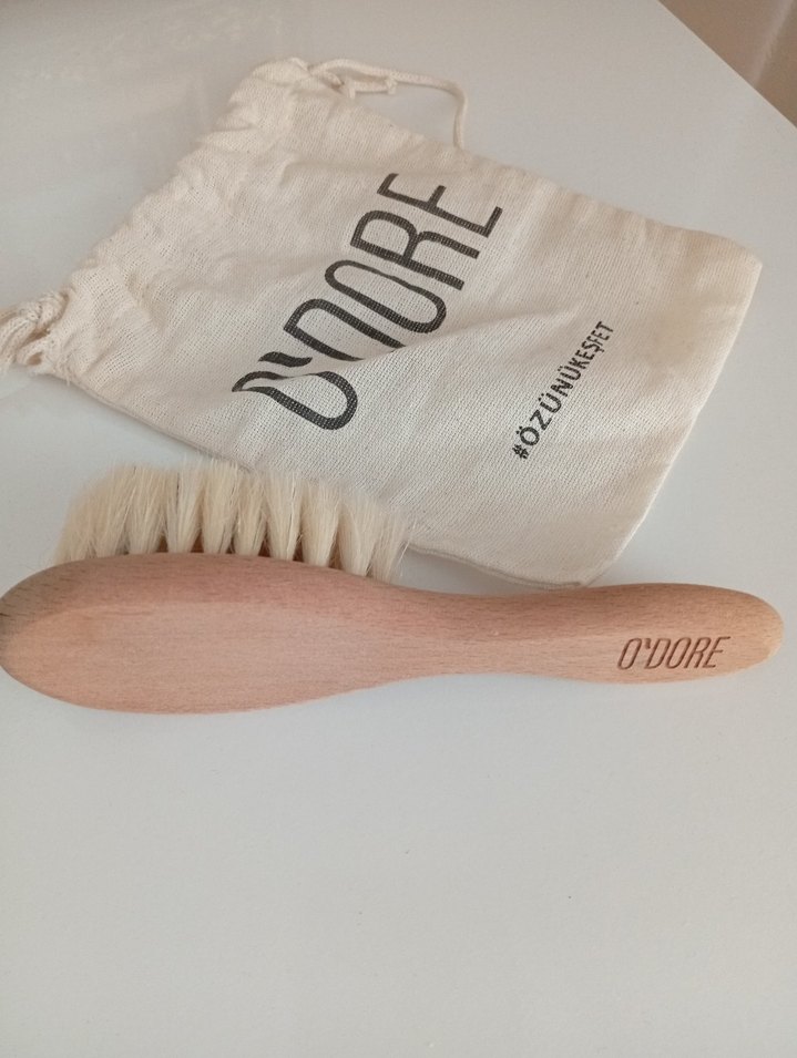 O'DORE Bebek Saç Fırçası Bej - Görsel 2