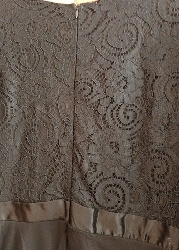 Siyah Uzun Kadın Abiye Elbise - Görsel 5