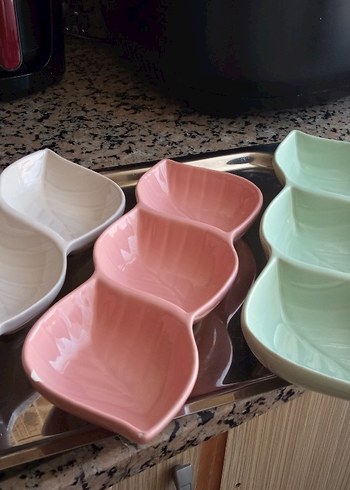 Pastel Pembe Modern Tabak Seti çerezlik - Görsel 2