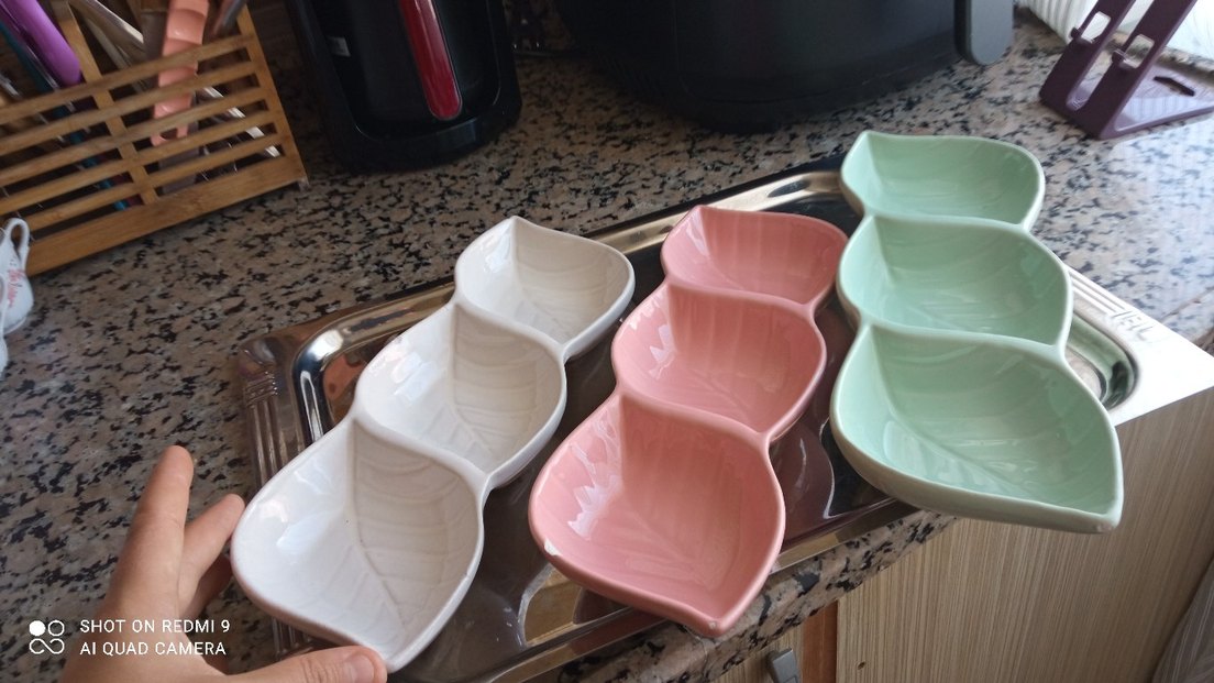 Pastel Pembe Modern Tabak Seti çerezlik - Görsel 4