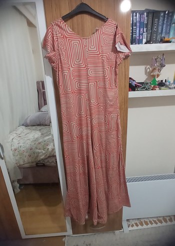 tulum Uzun Salaş turuncu krem cepsiz orjinal hali sonlarda - Görsel 4