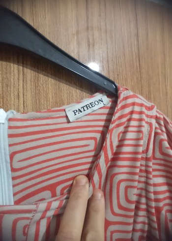 tulum Uzun Salaş turuncu krem cepsiz orjinal hali sonlarda - Görsel 8