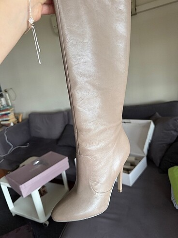 Deri Ninewest Çizme