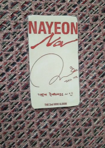 nayeon fanmade pc 3 adet - Görsel 2