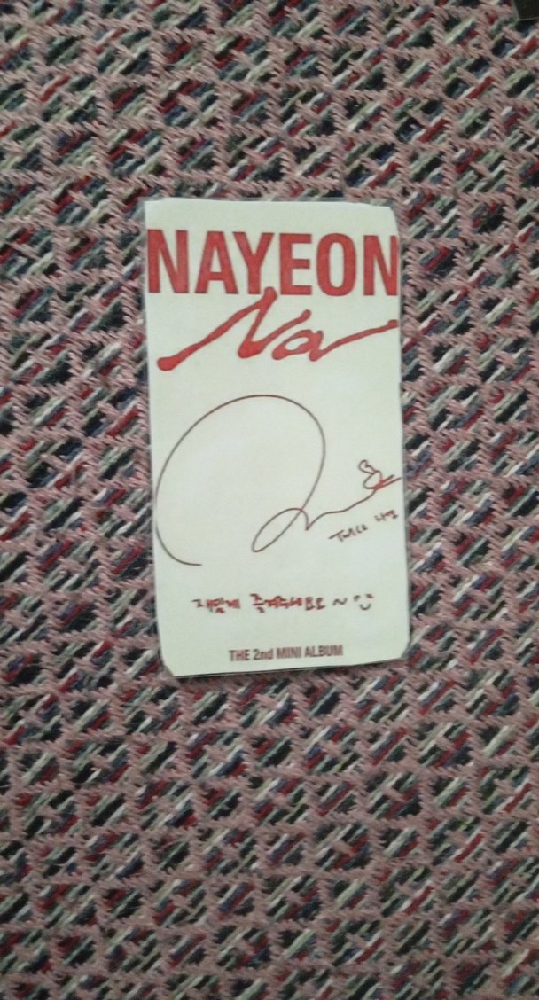 nayeon fanmade pc 3 adet - Görsel 2
