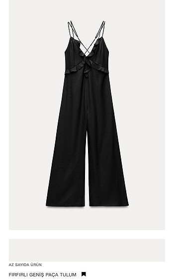 Zara Uzun tulum saten