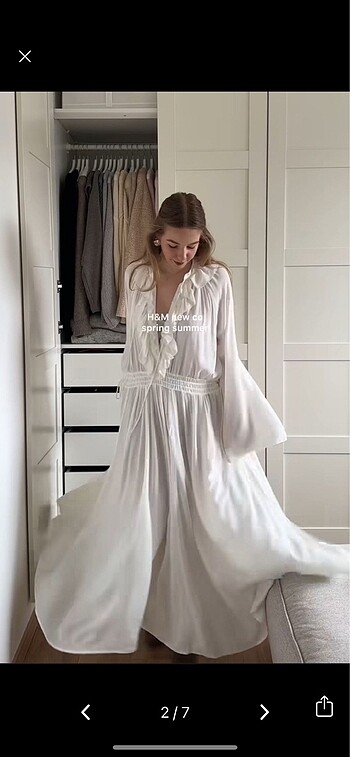 H&M HM trend elbise