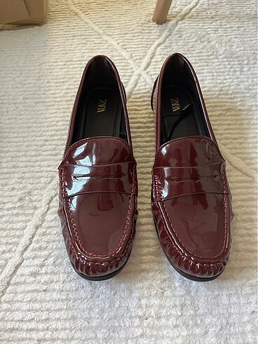 Zara Bordo ayakkabı