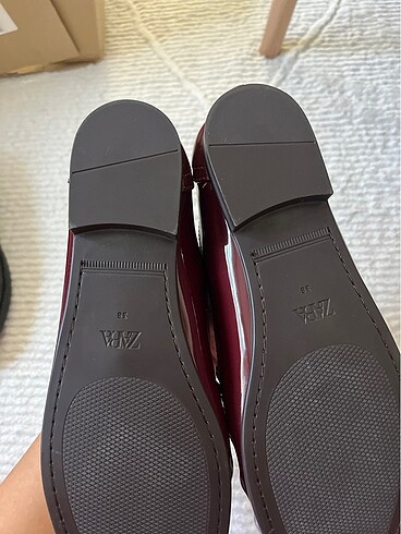 38 Beden Bordo ayakkabı