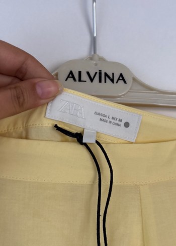 Kadın Sarı Pilili Etek - Görsel 4