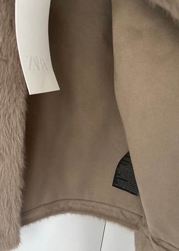 Düğmeli Kahverengi Kadın Yün Ceket - Görsel 5