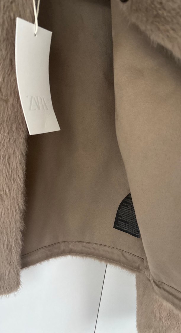 Düğmeli Kahverengi Kadın Yün Ceket - Görsel 5