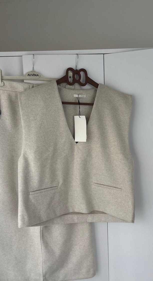 Bej Kadın Takım Elbise - Görsel 3