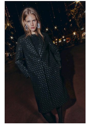 Parlak Siyah Kaban - Görsel 2