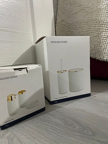Beden beyaz Renk Englısh home banyo takımı