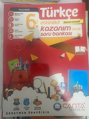 Sıfır ve az kullanılmış test kitapları