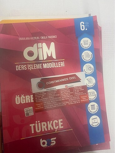  Sıfır ve az kullanılmış test kitapları