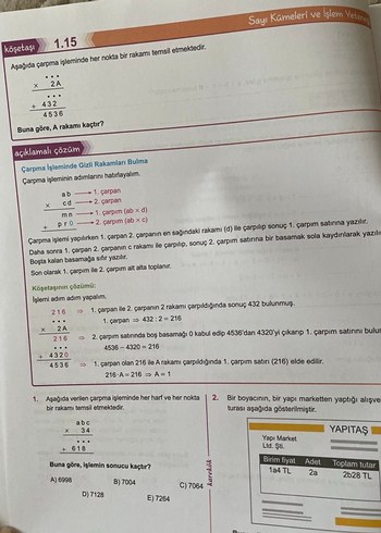  Beden Renk Yeni Nesil Sorularla Matematik Sıfır Kitabı