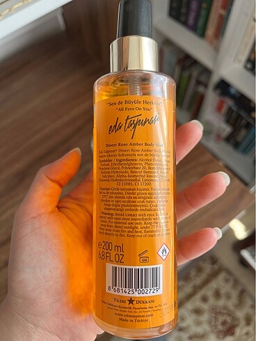 Eda Taşpınar Eda Taşpınar Amber Body Mist