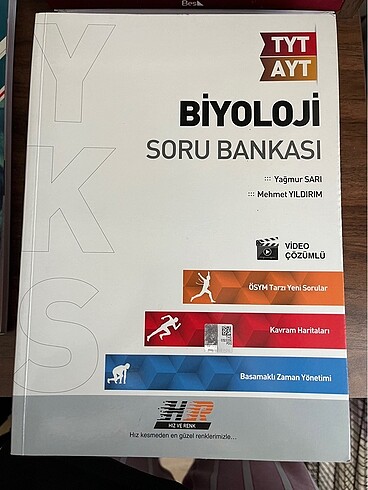 Tyt Ayt Biyoloji Hız ve Renk Yayınları Soru Bankası
