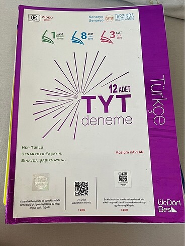 Tyt Türkçe Üç Dört Beş Yayınları Deneme