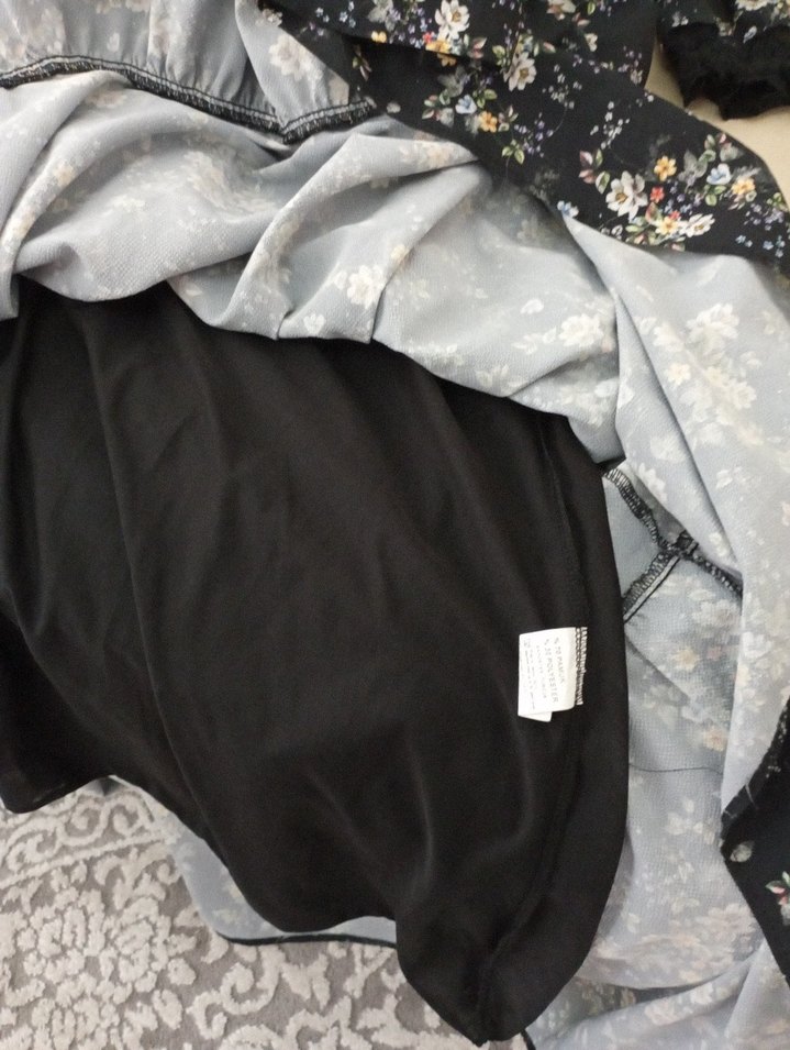 Çiçek Desenli Uzun Bohem Elbise - Görsel 4