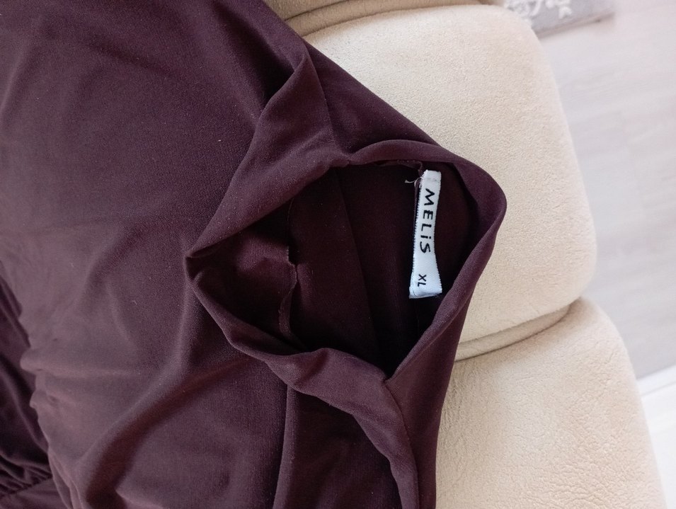 Uzun Kollu Drapeli Kadın Bluz - Görsel 3