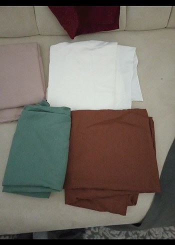 yeşil hariç hepsi sıfır Armine yumuşak geniş şallardir - Görsel 3