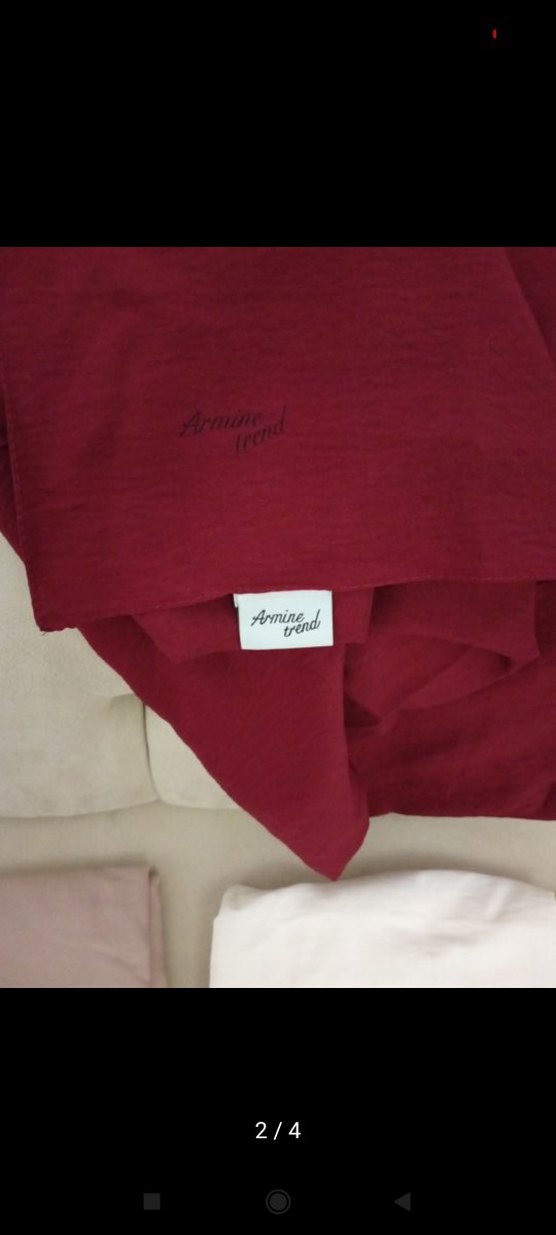 yeşil hariç hepsi sıfır Armine yumuşak geniş şallardir - Görsel 2