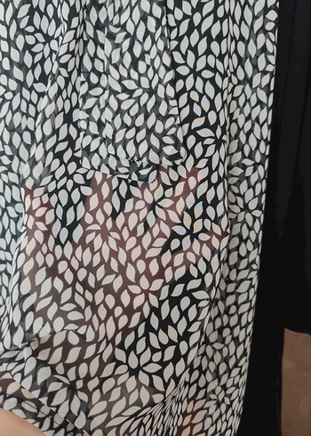 Uzun Kollu, V Yakalı Siyah Tunik - Görsel 4