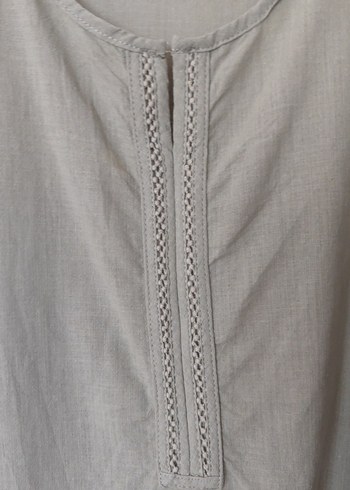 Bohem Tarzı Keten Tunik - Görsel 2