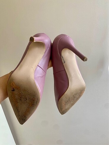 36 Beden mor Renk Lila Stiletto (topuk boyu 10cm)