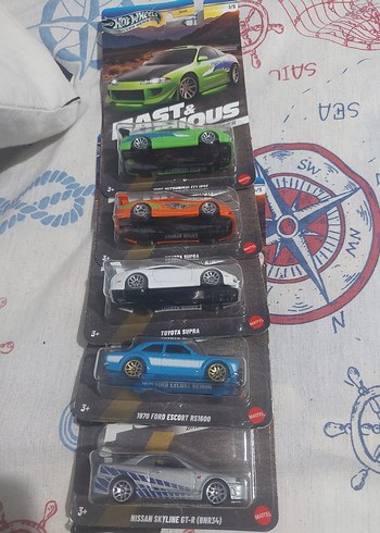 Hot Wheels Fast & Furious s Brian O'Conner seti.