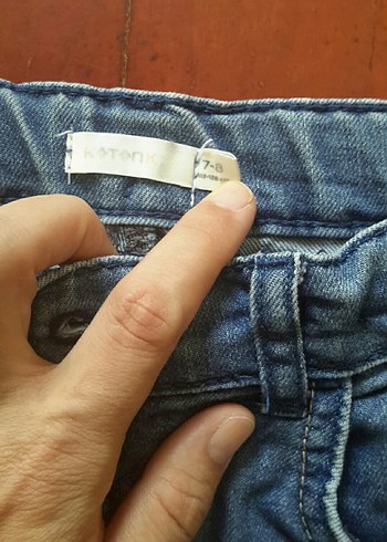 Koton Erkek Gri Denim Rahat Kesim Şort