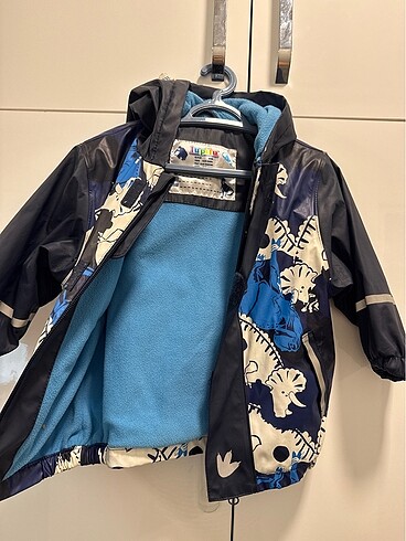 Bebek içi polarlı yağmurluk - Görsel 2