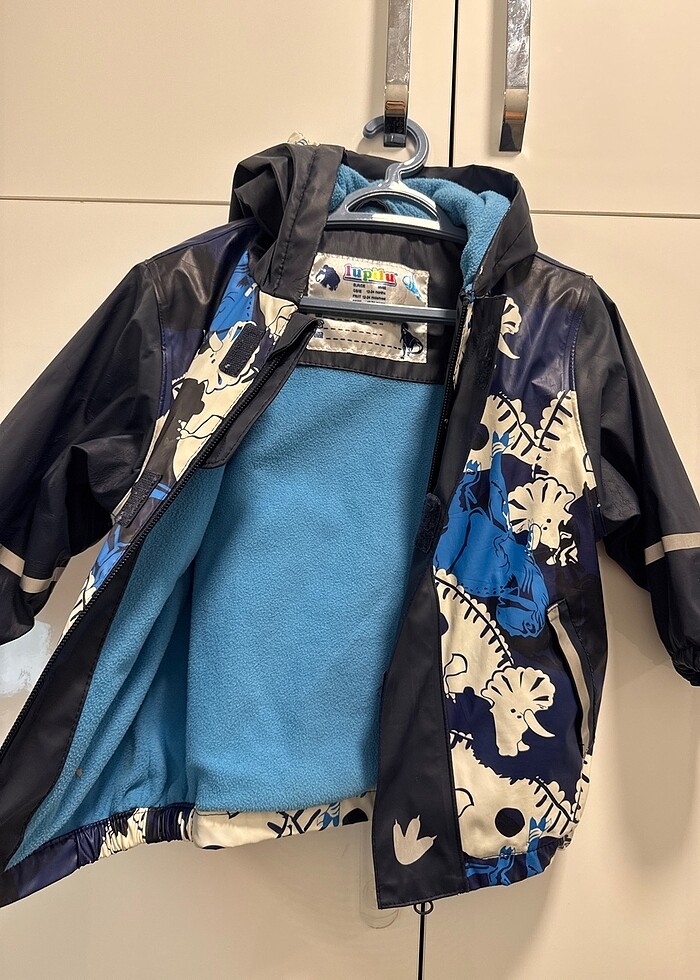 Bebek içi polarlı yağmurluk - Görsel 2