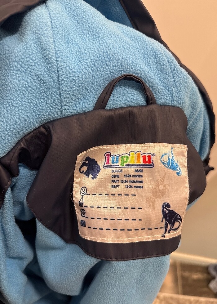 Bebek içi polarlı yağmurluk - Görsel 3