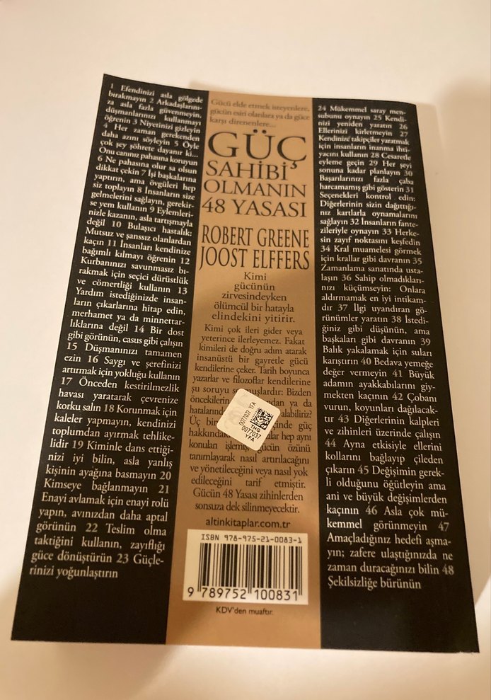 İktidar: Güç Sahibi Olmanın 48 Yasası - Görsel 2