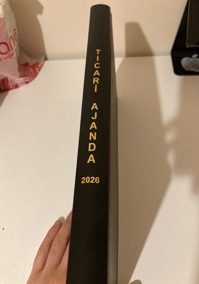 2026 Siyah Ticari Ajanda - Görsel 2