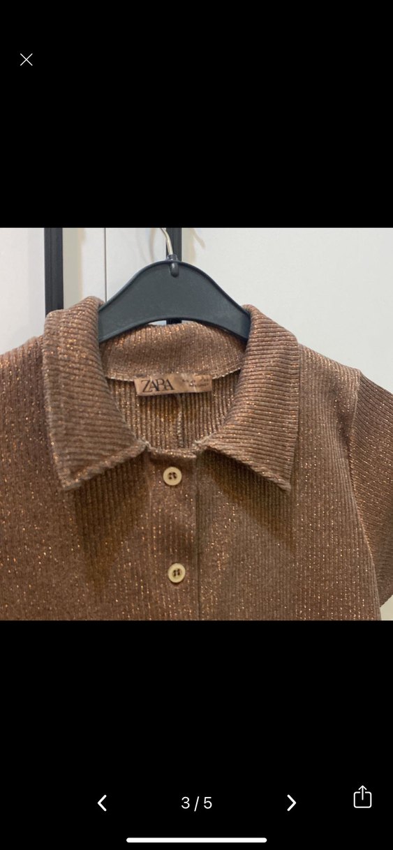 ZARA KAHVERENGİ SİMLİ ŞORT TULUM - Görsel 3