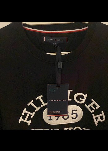 Tommy Hilfiger Siyah Sweatshirt - Görsel 4