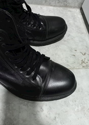 Siyah Bağcıklı  hakiki deri Erkek Deri Bot polo club 41 - Görsel 4