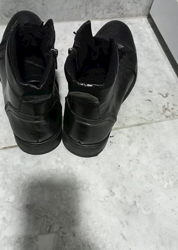 Siyah Bağcıklı  hakiki deri Erkek Deri Bot polo club 41 - Görsel 2