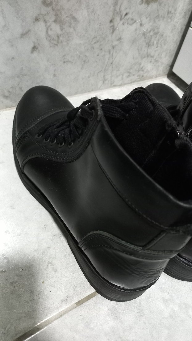 Siyah Bağcıklı  hakiki deri Erkek Deri Bot polo club 41 - Görsel 3