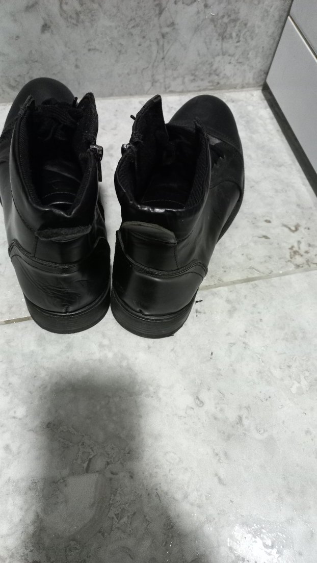 Siyah Bağcıklı  hakiki deri Erkek Deri Bot polo club 41 - Görsel 2