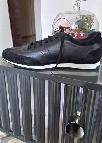 42 Beden Lacoste Siyah Bağcıklı Erkek casual Ayakkabı