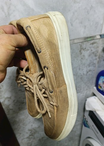 Diğer Lucas Bej Renk Keten Loafer41
