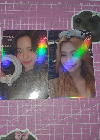 itzy holagramlı lomocard 2li