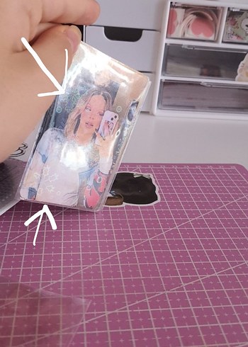 kar taneli holagramli sleeve - Görsel 3